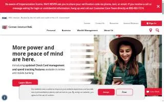 German American Bank website