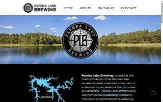 Patoka Lake Brewing website