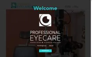 Professional Eyecare Associates, LLP website