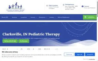 Associates In Pediatric Therapy - Clarksville website