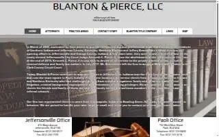 Blanton & Pierce, LLC website