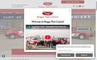 Boggs Pest Control website