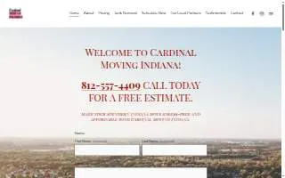 Cardinal Moving Indiana LLC website