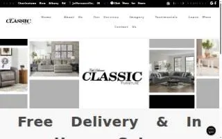 Classic Furniture website