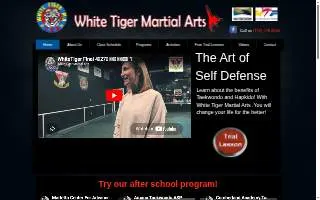White Tiger Martial Arts of Jeffersonville website
