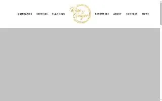 City of Firsts Cremation and Funeral Services by Rose and Geiger website