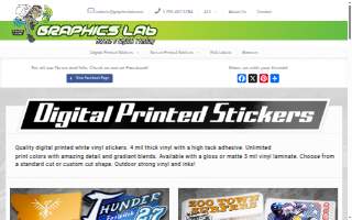 Graphics Lab UV Printing