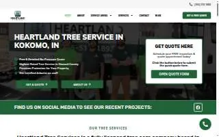 Heartland Tree Service website