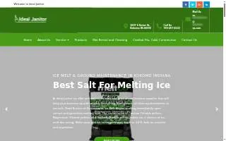 Ideal Janitor Supply Treated Dust Mop & Mat Rental website