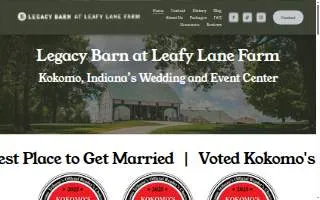 Legacy Barn website
