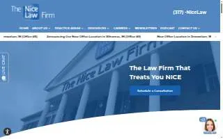 The Nice Law Firm, LLP of Lebanon website
