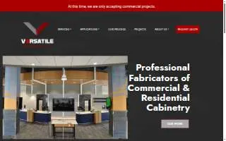 Versatile Cabinets of Kokomo website