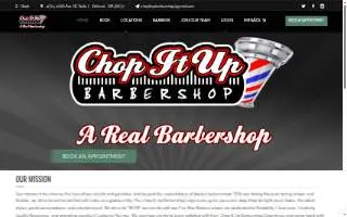 Chopitup Barbershop website