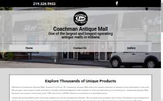 Coachman Antique Mall website
