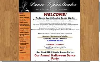 Dance Sophisticates website