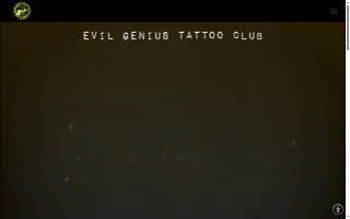 Evil Genius Tattoo Club website