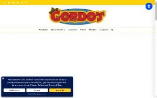 Gordos Food Truck website