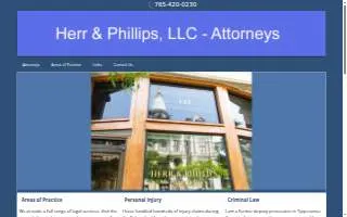 Herr & Phillips LLC website