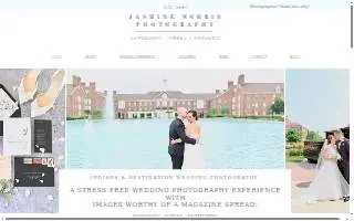 Jasmine Norris Photography website