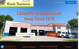Redinbo Transmission of Lafayette website