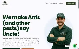 Uncled Ants website