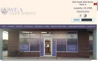 WEA Animal Hospital website