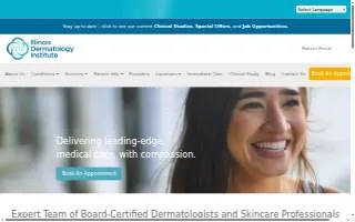 Illinois Dermatology Institute - Munster Office website