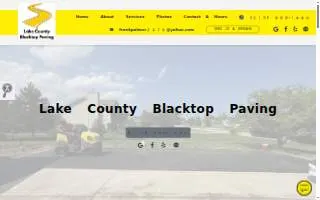 Lake County Blacktop Paving website