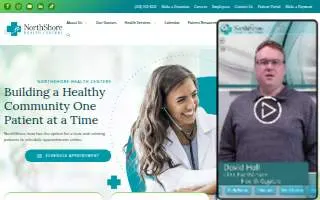 North Shore Health Center and Pharmacy website