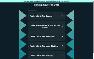 Train Like A Pro