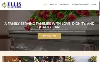 Ellis Mortuary website