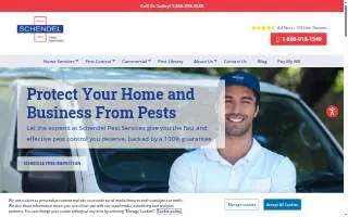 Schendel Pest Services of Leavenworth website