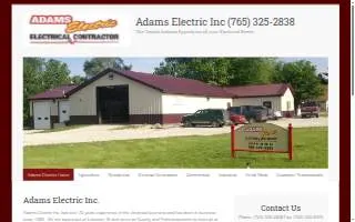Adams Electric, Inc. website
