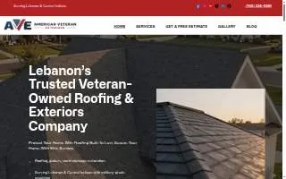 American Veteran Exteriors website