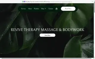 avestart wellness massage website