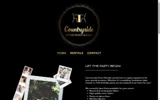 Countryside Event Rentals LLC website