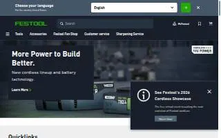Festool USA website