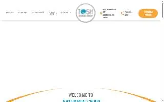 Tosh Dental Group website
