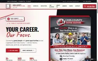 Cass County Staffing Solutions, LLC website
