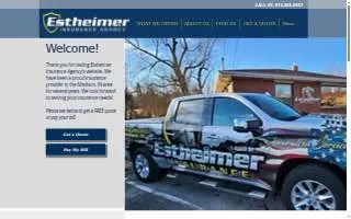 Estheimer Insurance Agency website