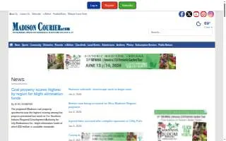 Madison Courier website