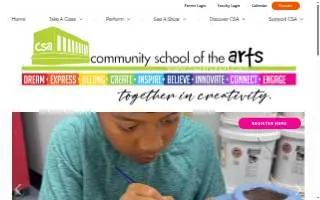 Community School of the Arts website