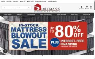 Dillman's Furniture & Mattress of Marion website