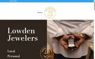 Lowden Jewelers website