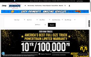 Hobson Chrysler Dodge Jeep Ram of Martinsville