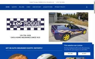 Rogge Insurance website
