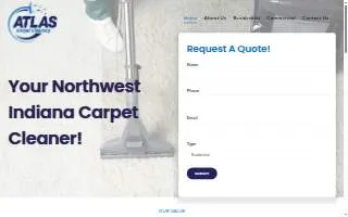 Atlas Carpet Cleaning website