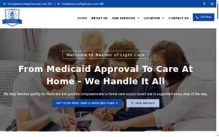 Beacon of Light Care website