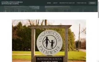 Constructive Pathways Montessori School website