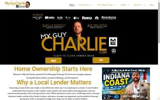 My Guy Charlie I Mortgage Exchange website